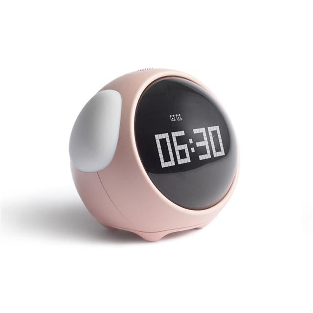 Pink Digital Children's Alarm Clock