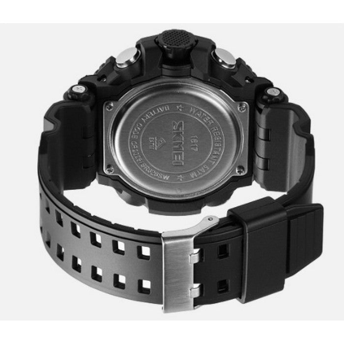 Boy's Dual Display Camouflage Watch With Silicone Strap