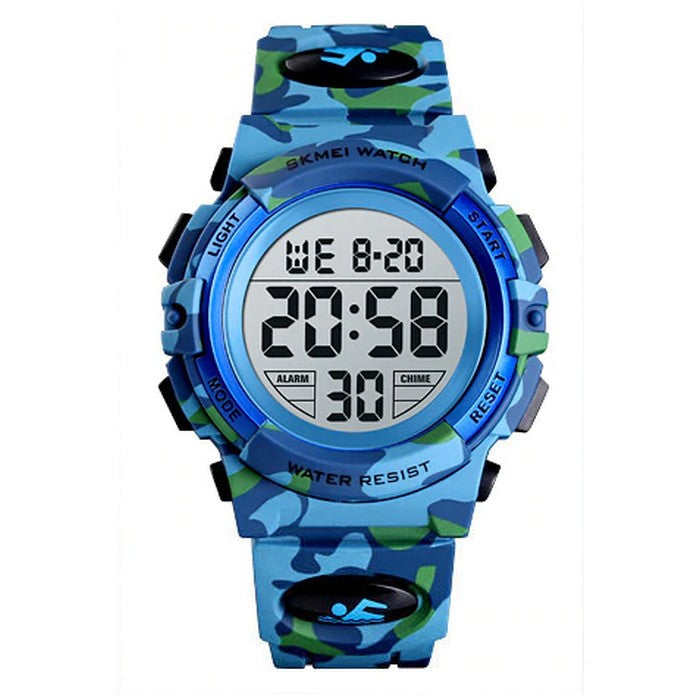 Digital Green Camouflage Boy's Watch