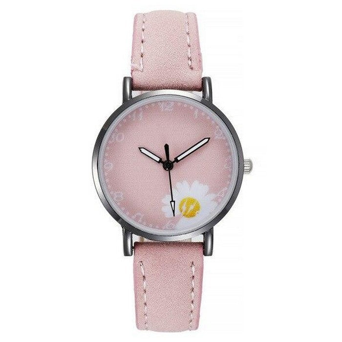 Analog Girl's Watch Daisy Dial