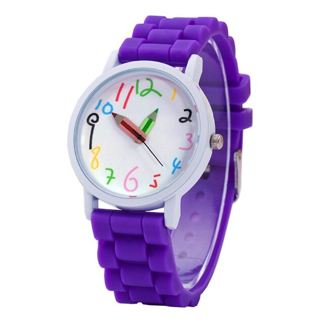 Educational Pencils Hands Girl's Watch