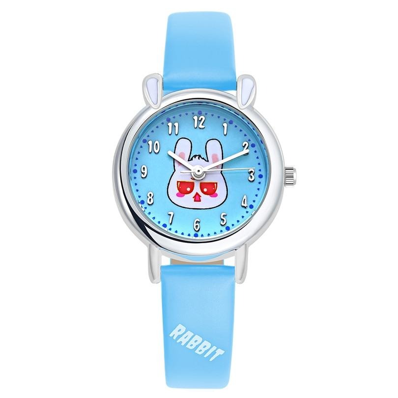 Analog Emotionally Disturbed Rabbit Children's Watch *