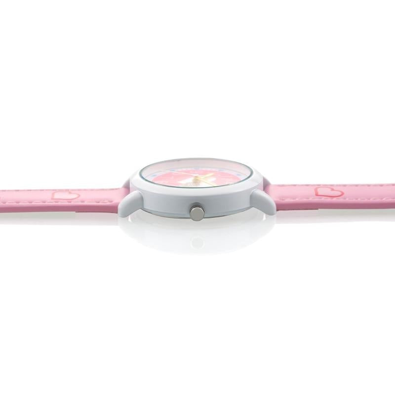 Analog Girl's Watch With Hearts Dial