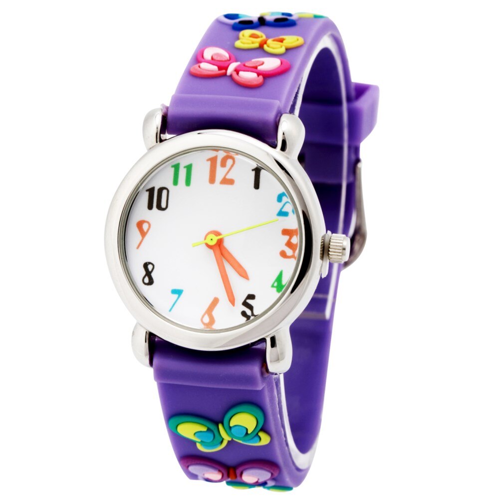 Educational Butterflies Girl's Watch