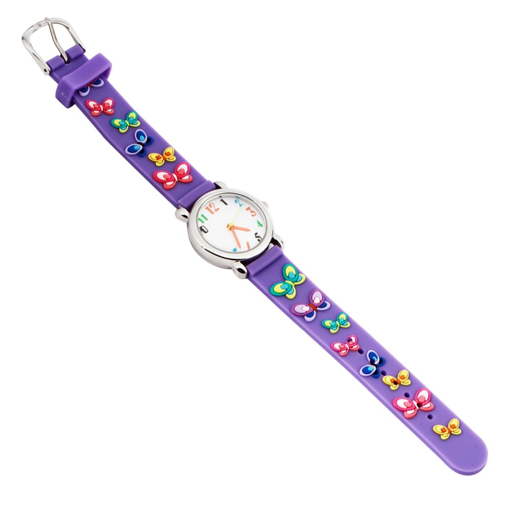 Educational Butterflies Girl's Watch